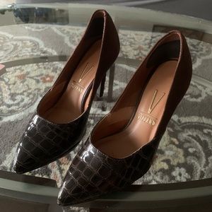 New brown high heels